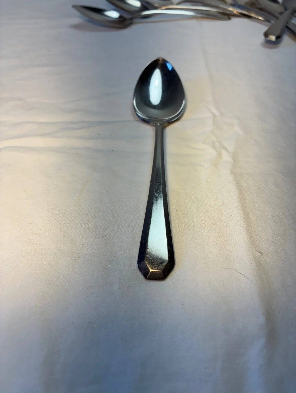 Vintage Silverplate teaspoons Lincoln pattern set of 12